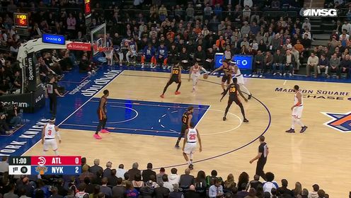 布伦森准绝杀36+8 唐斯44+10 杨38+19 尼克斯加时险胜老鹰