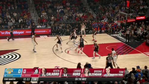 大桥33分+三分绝杀 阿夫迪亚27+15 尼克斯加时送开拓者5连败